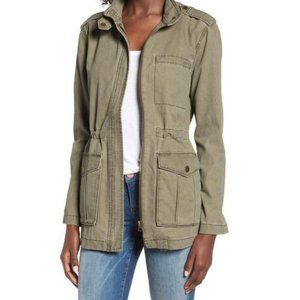 BP Jacket Cotton Canvas Anorak Jacket in Olive Size Medium and Large